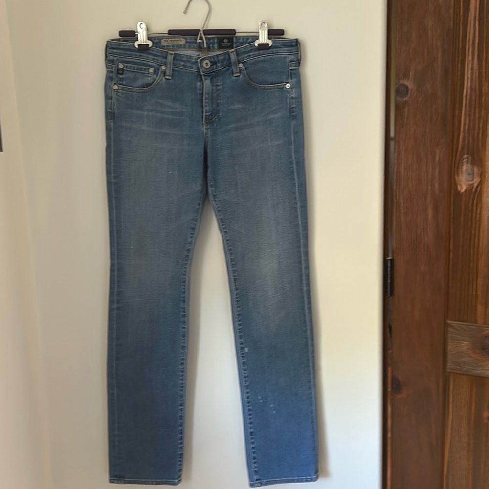 Ag Adriano Goldschmied Blue Skinny Jeans